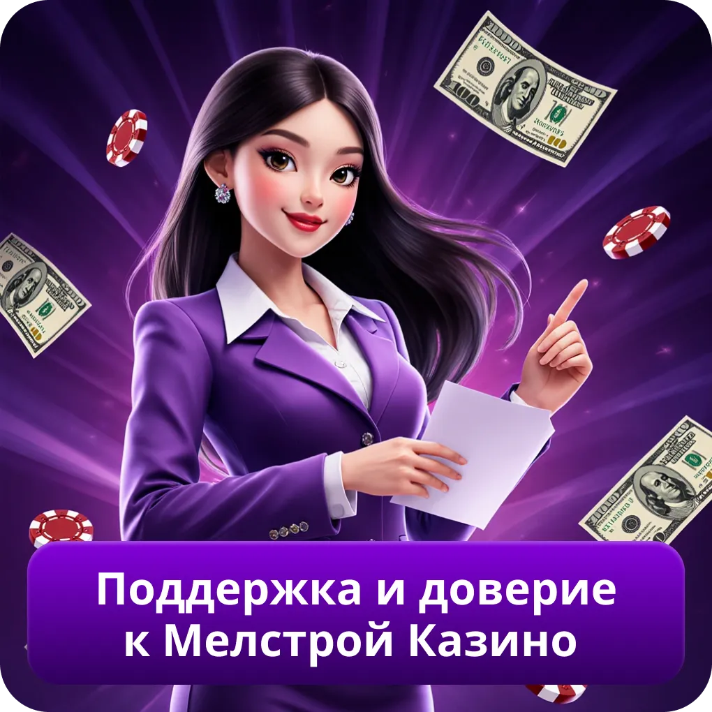 Поддержка и доверие к Мелстрой Казино